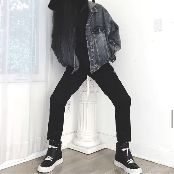 D.Gnak by Kang.D Hightop leather Sneaker Boot 42​​​​​ - Picture 6 of 8